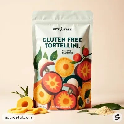 AI-Generated packaging for Food pouch in the Gourmet and Specialty Foods industry