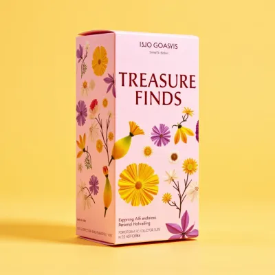 AI-Generated blush carton box packaging