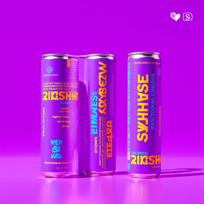 AI-Generated packaging for Drinks can