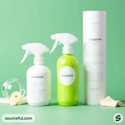 AI-Generated packaging for Spray bottle in the Cleaning Supplies industry