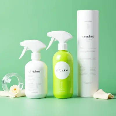 AI-Generated packaging for Spray bottle in the Cleaning Supplies industry