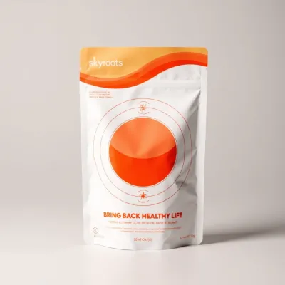 AI-Generated Food pouch packaging for Food and Snacks