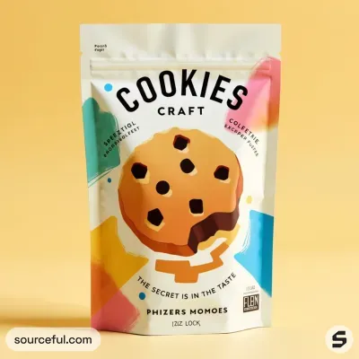 AI-Generated packaging for Food pouch in the Food and Snacks industry