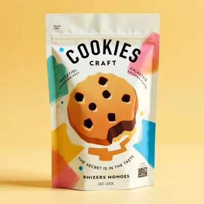 AI-Generated packaging for Food pouch in the Food and Snacks industry