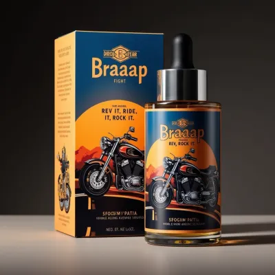 AI-Generated packaging for Dropper bottle