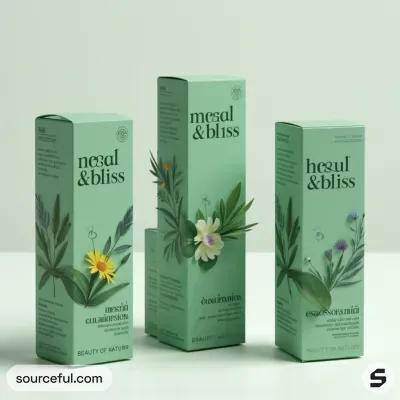 AI-Generated packaging for Carton box in the Beauty and Personal Care industry