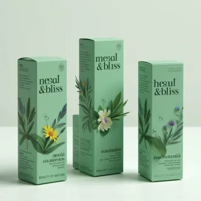 AI-Generated packaging for Carton box in the Beauty and Personal Care industry