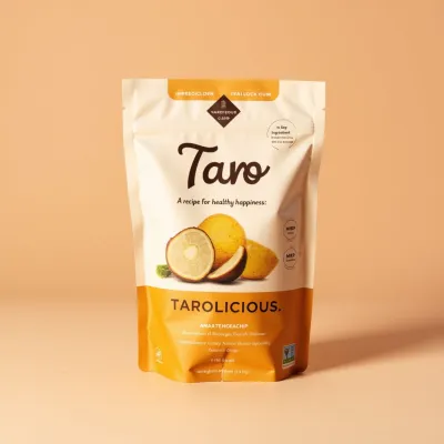 AI-Generated Food pouch packaging for Food and Snacks