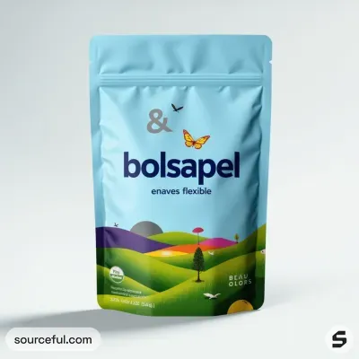 AI-Generated packaging for Food pouch in the Packaged Foods industry