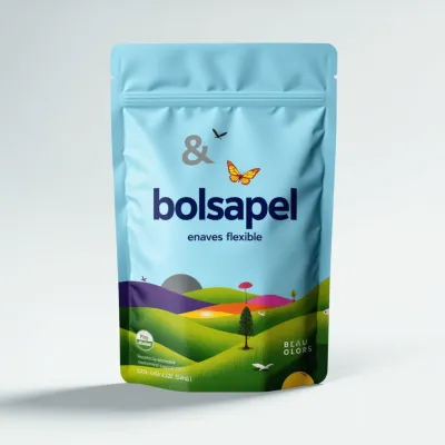 AI-Generated Food pouch packaging for Packaged Foods