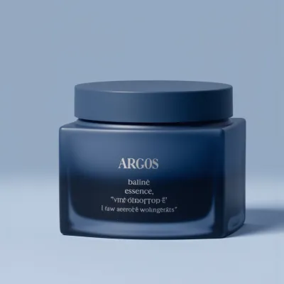 AI-Generated packaging for Cosmetics glass jar