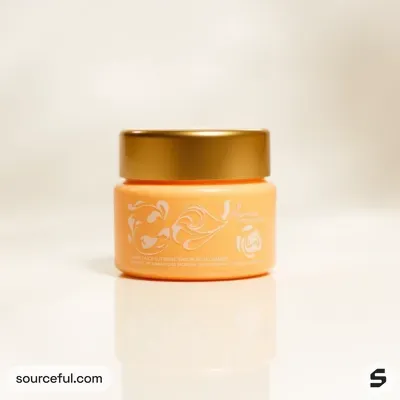 AI-Generated packaging for Food glass jar in the Beauty and Personal Care industry