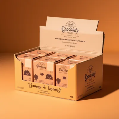 AI-Generated packaging for Shelf display box