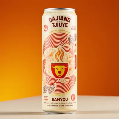 AI-Generated packaging for Drinks can