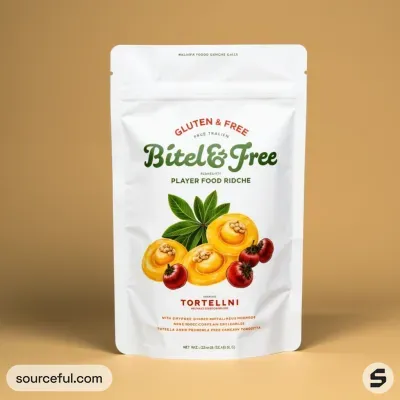 AI-Generated packaging for Food pouch in the Gourmet and Specialty Foods industry