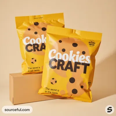 AI-Generated packaging for Shipping box in the Food and Snacks industry