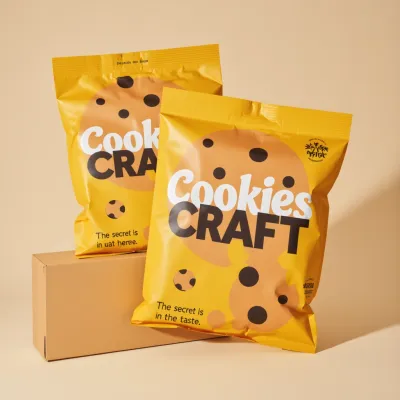 AI-Generated packaging for Shipping box in the Food and Snacks industry