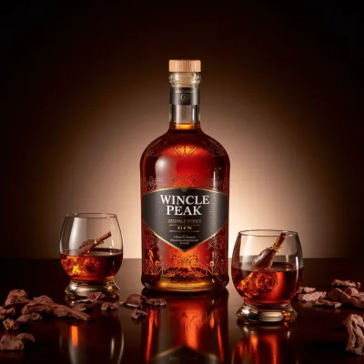 AI-Generated packaging for Champagne bottle