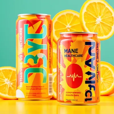 AI-Generated packaging for Drinks can