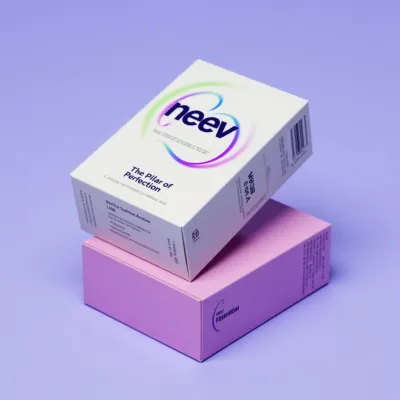 AI-Generated abstract carton box packaging