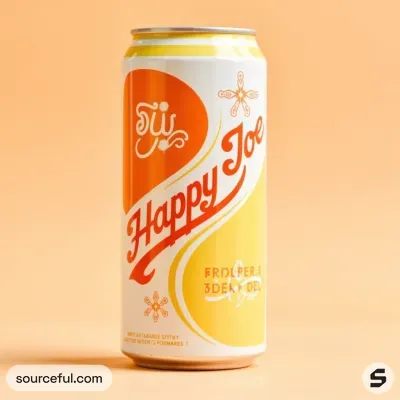 AI-Generated packaging for Drinks can in the Alcoholic Beverages industry