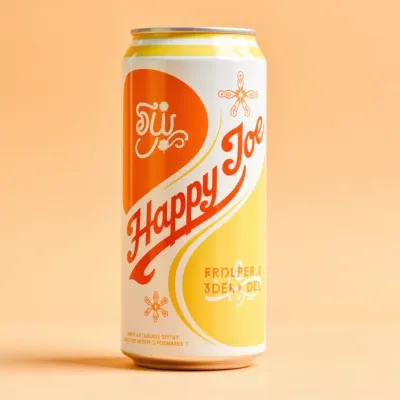 AI-Generated packaging for Drinks can in the Alcoholic Beverages industry
