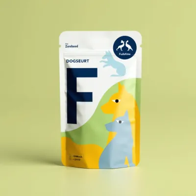 AI-Generated illustrative food pouch packaging
