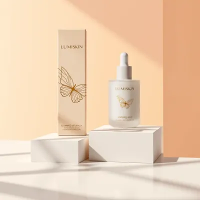 AI-Generated packaging for Dropper bottle