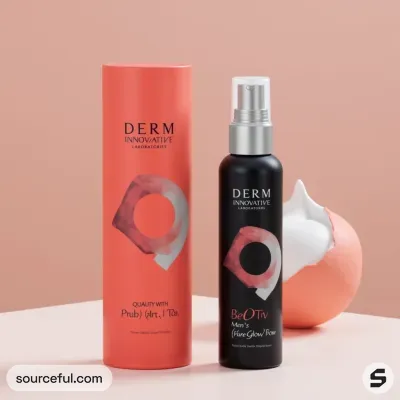 AI-Generated packaging for Pump bottle in the Beauty and Personal Care industry