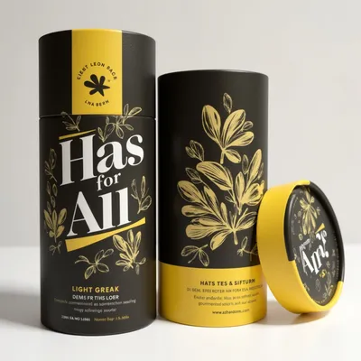 AI-Generated packaging for Tube