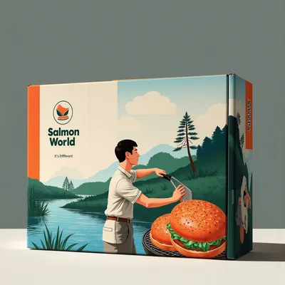 AI-Generated packaging for Mailer box