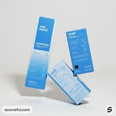 AI-Generated Carton box packaging for Beauty and Personal Care