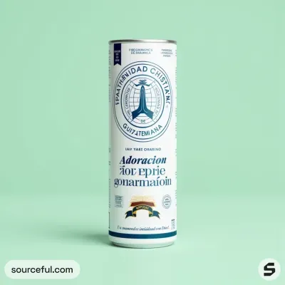 AI-Generated packaging for Drinks can in the Dairy Products industry