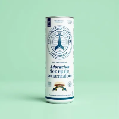 AI-Generated packaging for Drinks can in the Dairy Products industry