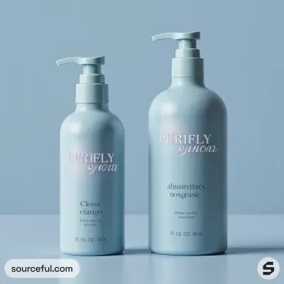 AI-Generated packaging for Pump bottle in the Cleaning Supplies industry