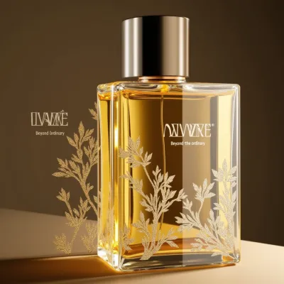 AI-Generated packaging for Perfume bottle