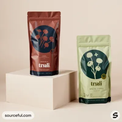 AI-Generated packaging for Food pouch in the Packaged Foods industry