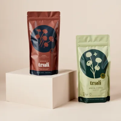 AI-Generated packaging for Food pouch in the Packaged Foods industry