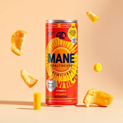 AI-Generated packaging for Drinks can