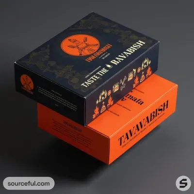 AI-Generated packaging for Carton box in the Gourmet and Specialty Foods industry