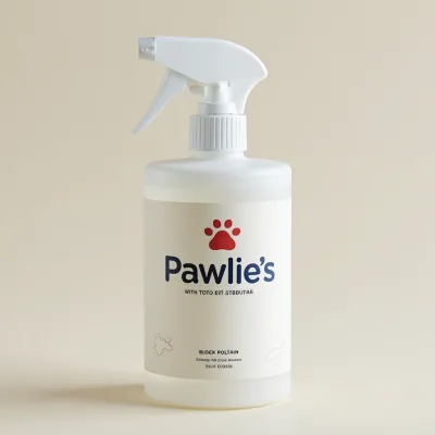 AI-Generated packaging for Spray bottle in the Pet Food and Supplies industry