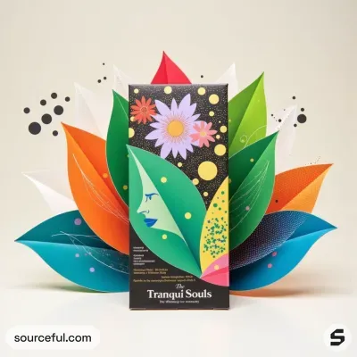 AI-Generated packaging for Pillow box in the Health and Wellness industry