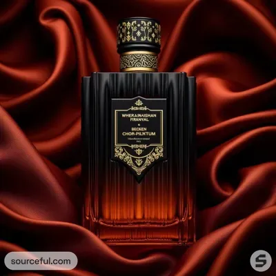 AI-Generated packaging for Perfume bottle in the Beauty and Personal Care industry