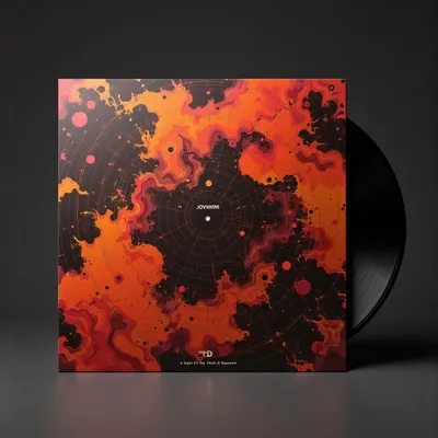 AI-Generated packaging for Vinyl album cover