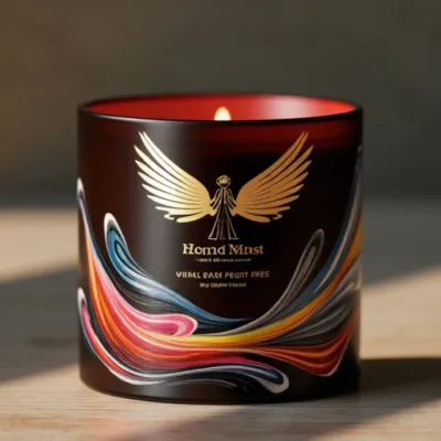 AI-Generated packaging for Cosmetics glass jar