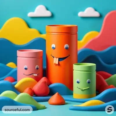 AI-Generated packaging for Tube in the Food and Snacks industry