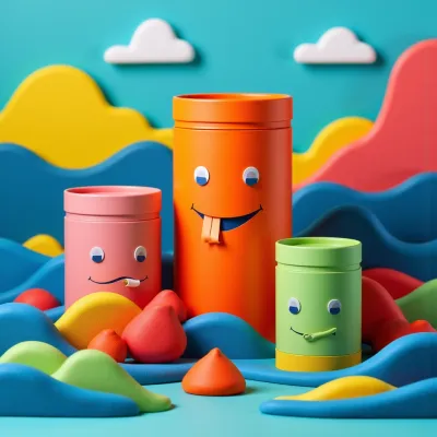 AI-Generated packaging for Tube in the Food and Snacks industry