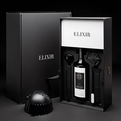 AI-Generated packaging for Mailer box in the Alcoholic Beverages industry