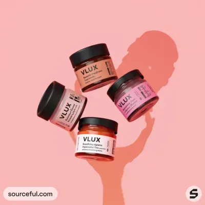 AI-Generated packaging for Food glass jar in the Beauty and Personal Care industry