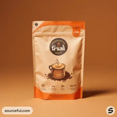 AI-Generated packaging for Food pouch in the Packaged Foods industry